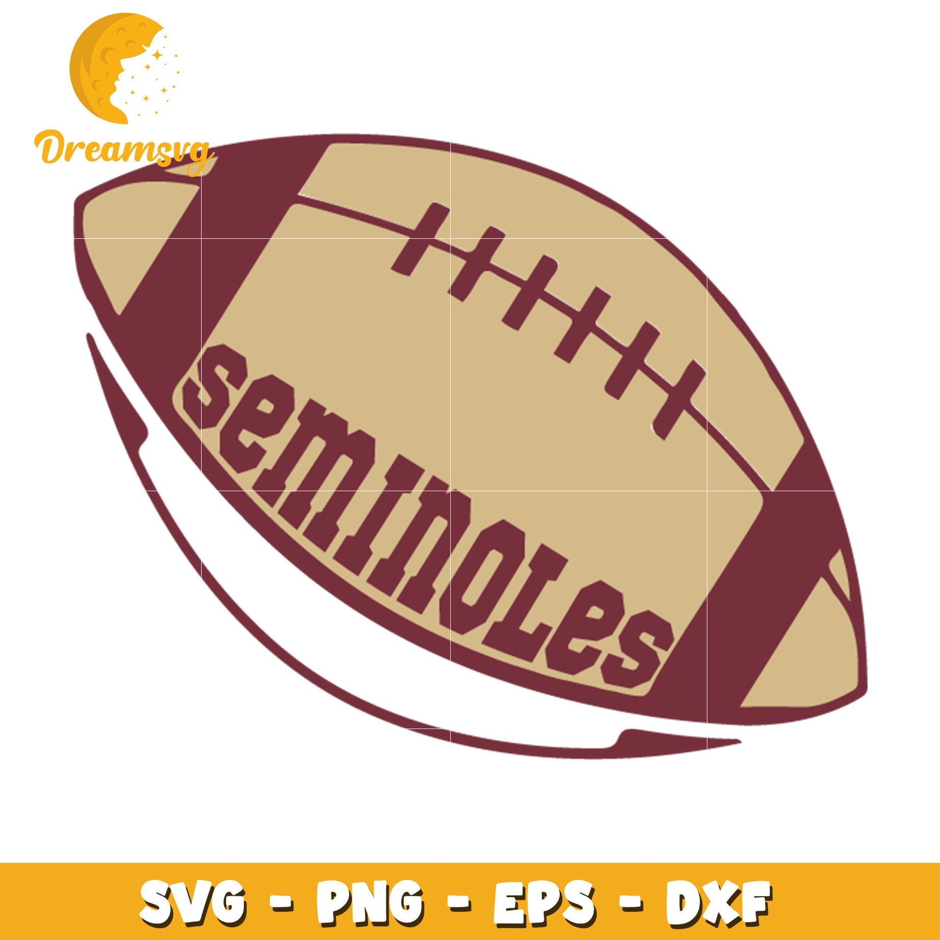 Seminoles Football SVG Design for Crafting and Decor Projects