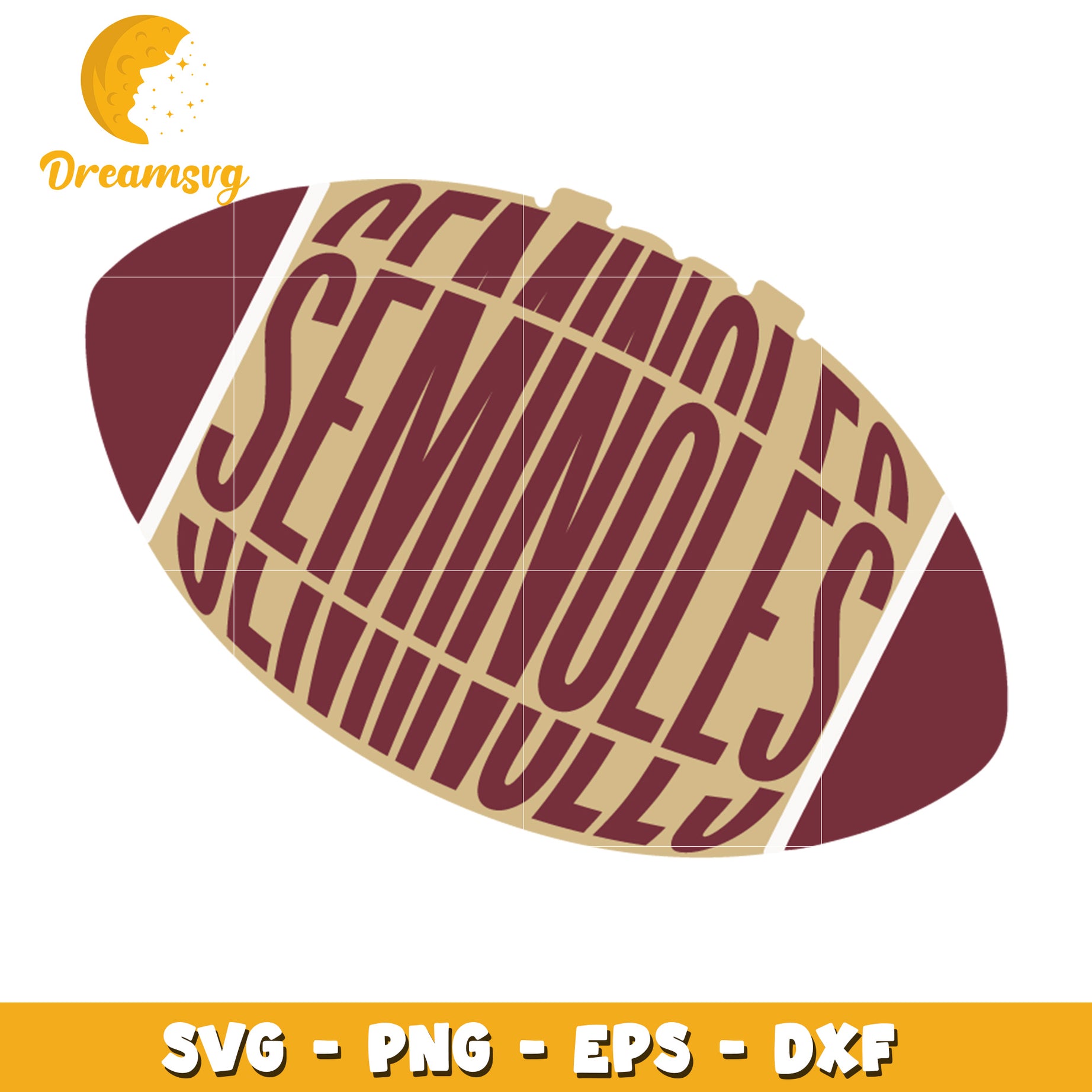 Seminoles Football SVG Design for Sport and Team Spirit Decor