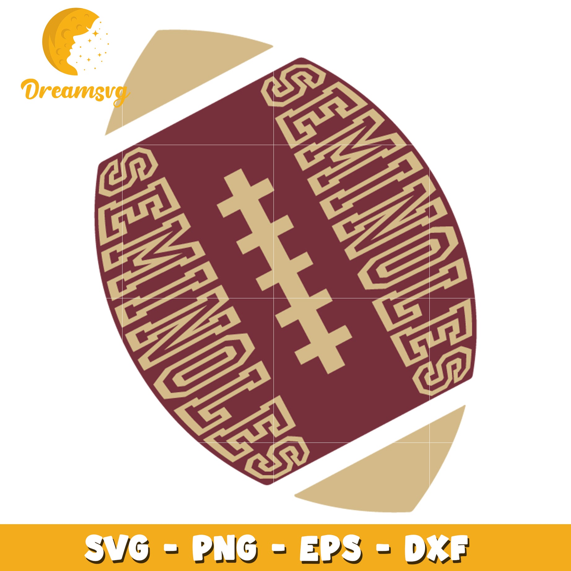 Seminoles Football SVG File for Sports and Craft Projects