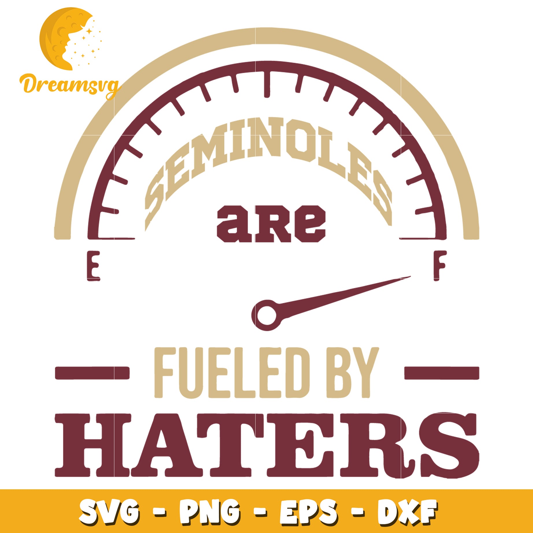 Seminoles Fueled By Haters SVG Cut File