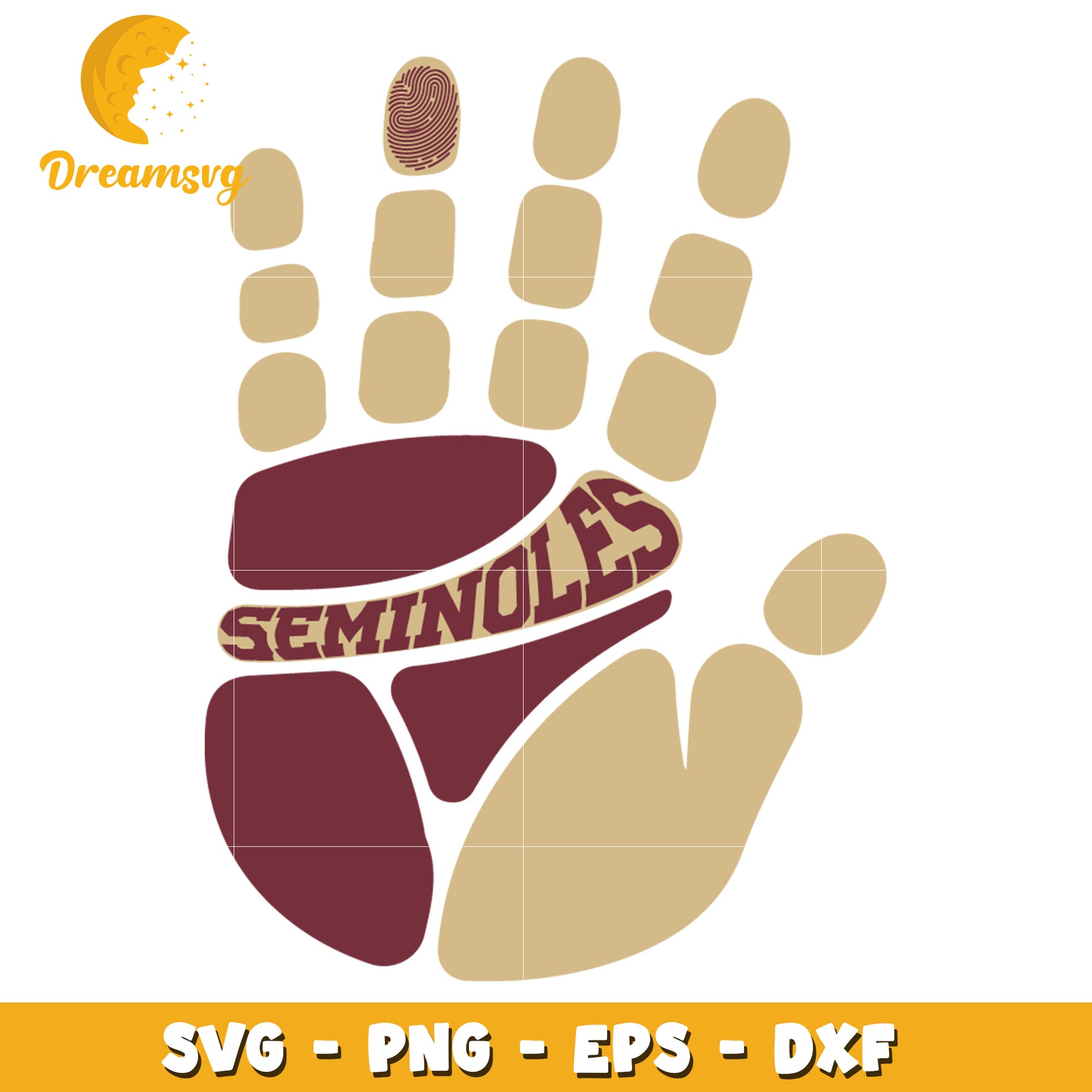 Seminoles Hand SVG Cut File