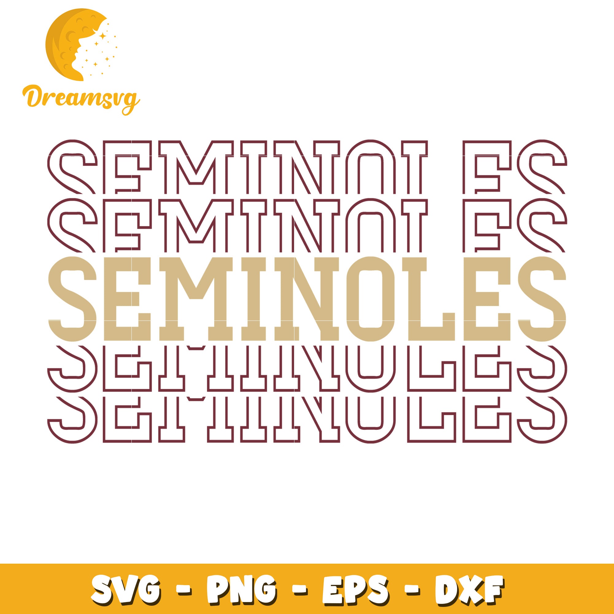 Seminoles SVG Design for Creative Projects and Crafts Download