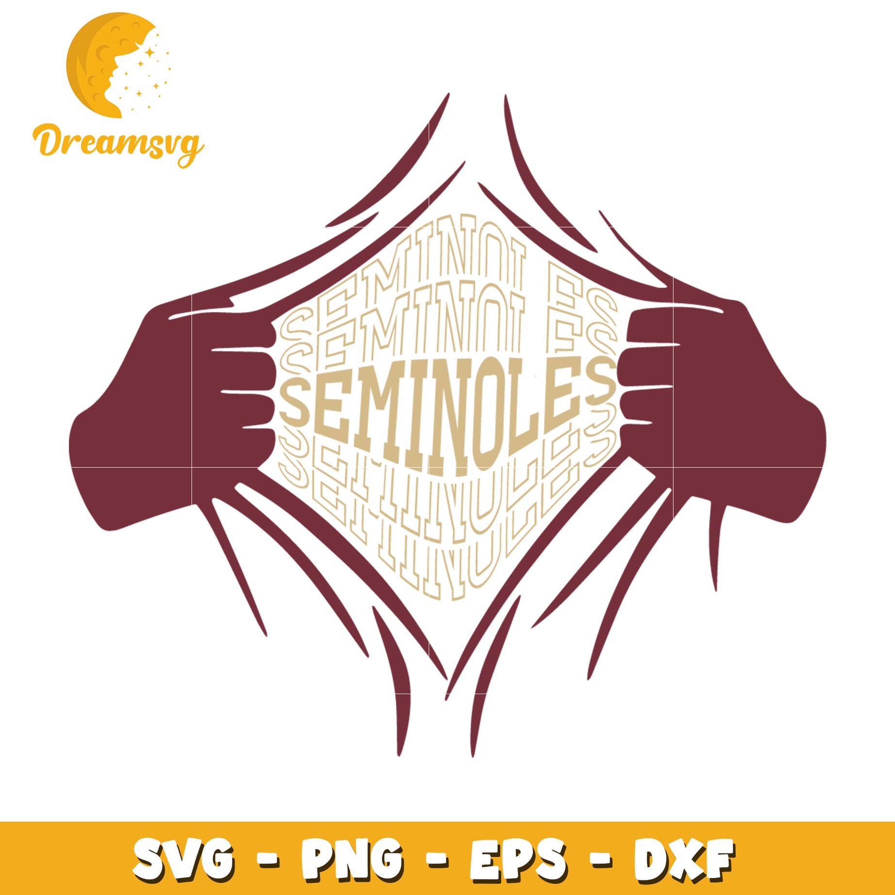 Seminoles SVG PNG EPS DXF Cut File