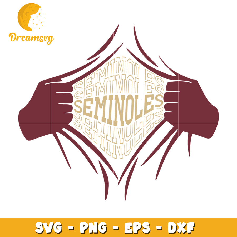 Seminoles SVG PNG EPS DXF Cut File