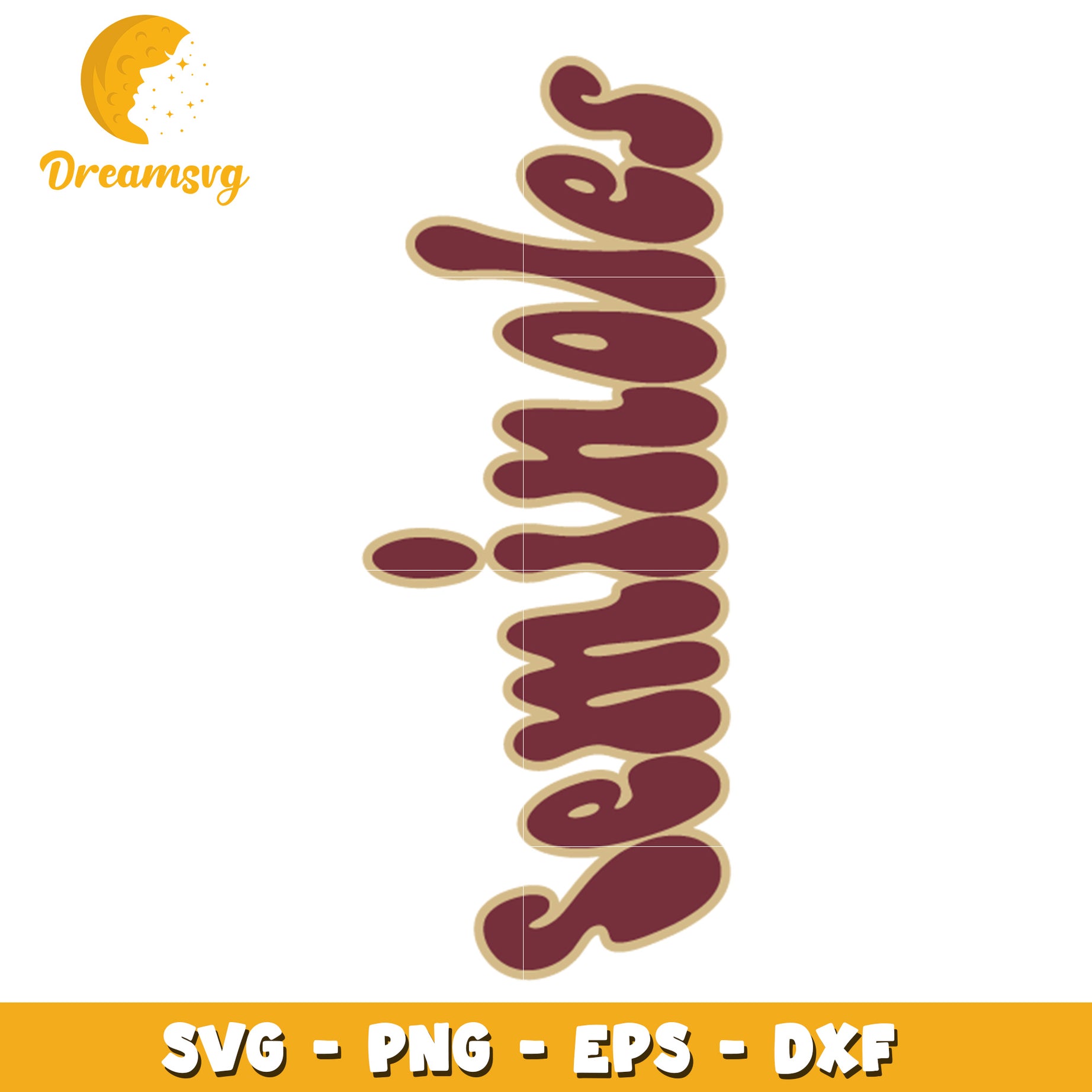 Seminoles Text SVG Design for Crafting and DIY Projects