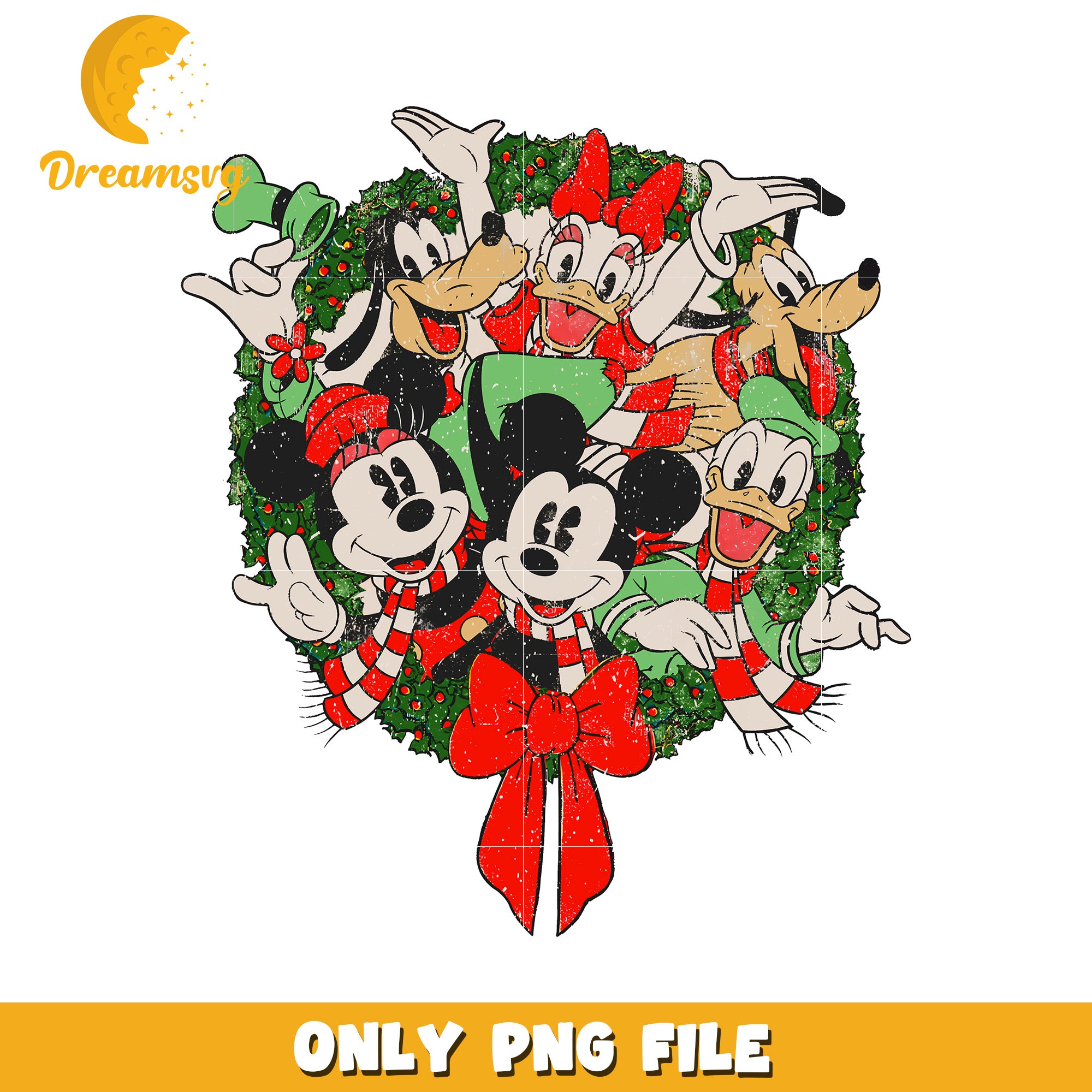 Sensational six christmas png, holiday cheer png, disney festive png