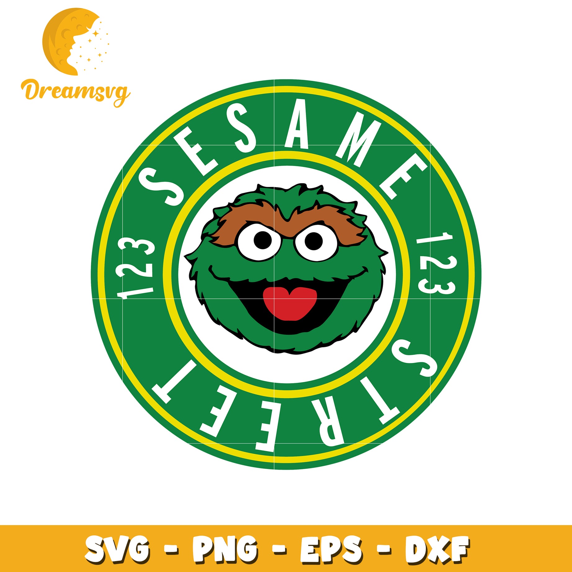 Sesame Street Cookie Monster SVG