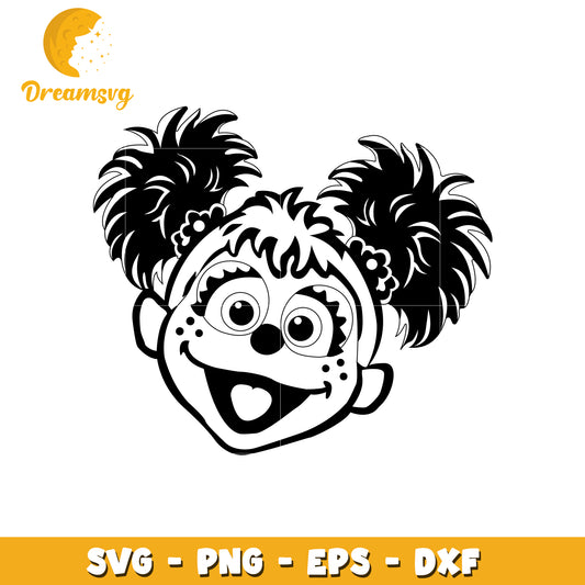 Sesame Street Rosita SVG Cut File