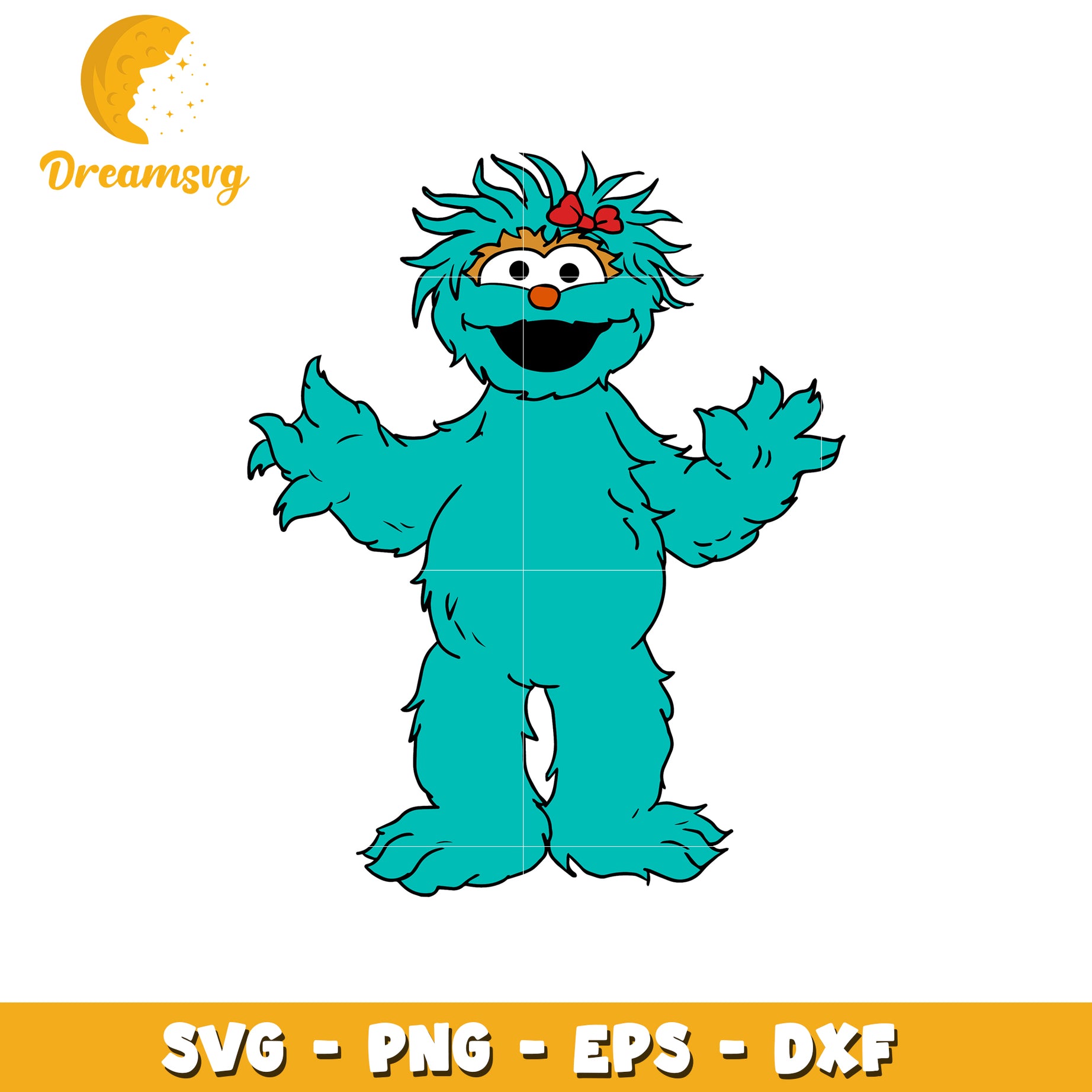 Sesame Street Rosita SVG PNG EPS DXF