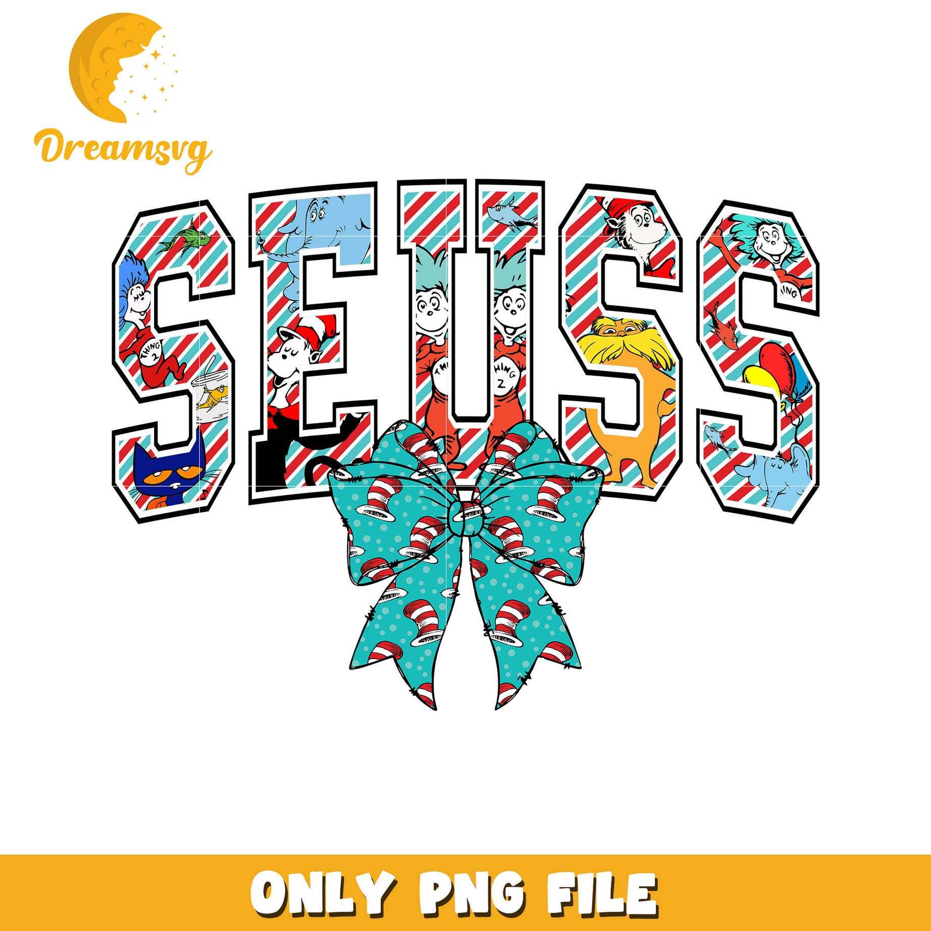 Seuss Inspired PNG Design for Fun Creative Projects
