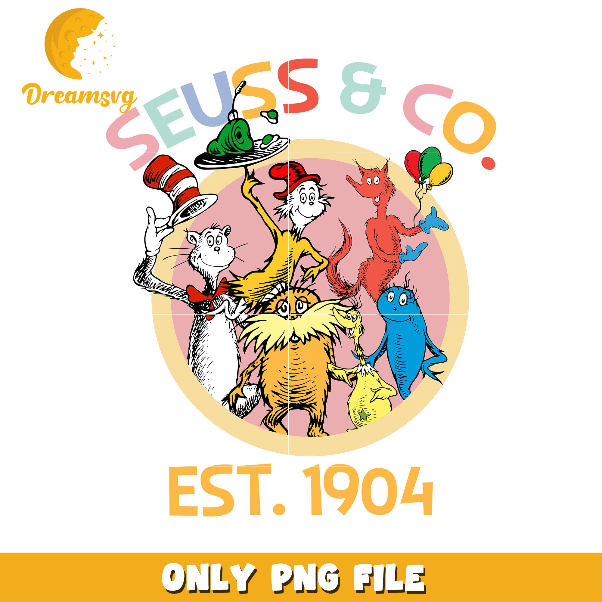 Seuss & Co PNG Characters Clipart