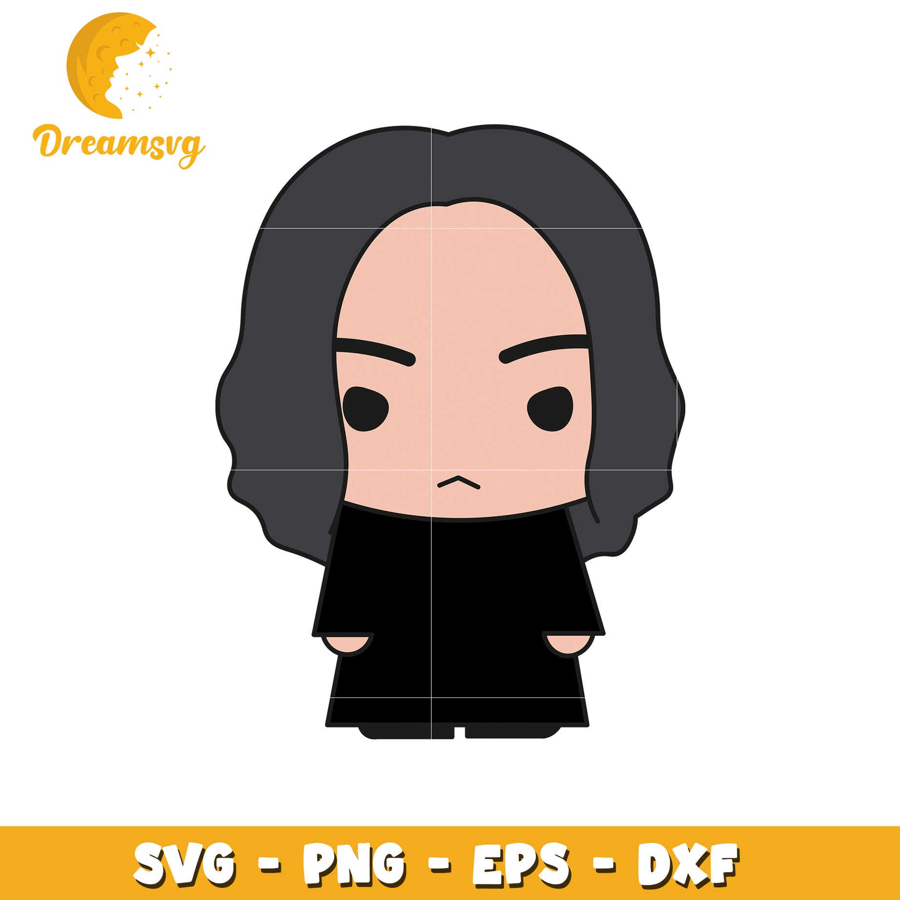 Severus Snape PNG, SVG, EPS and DXF files