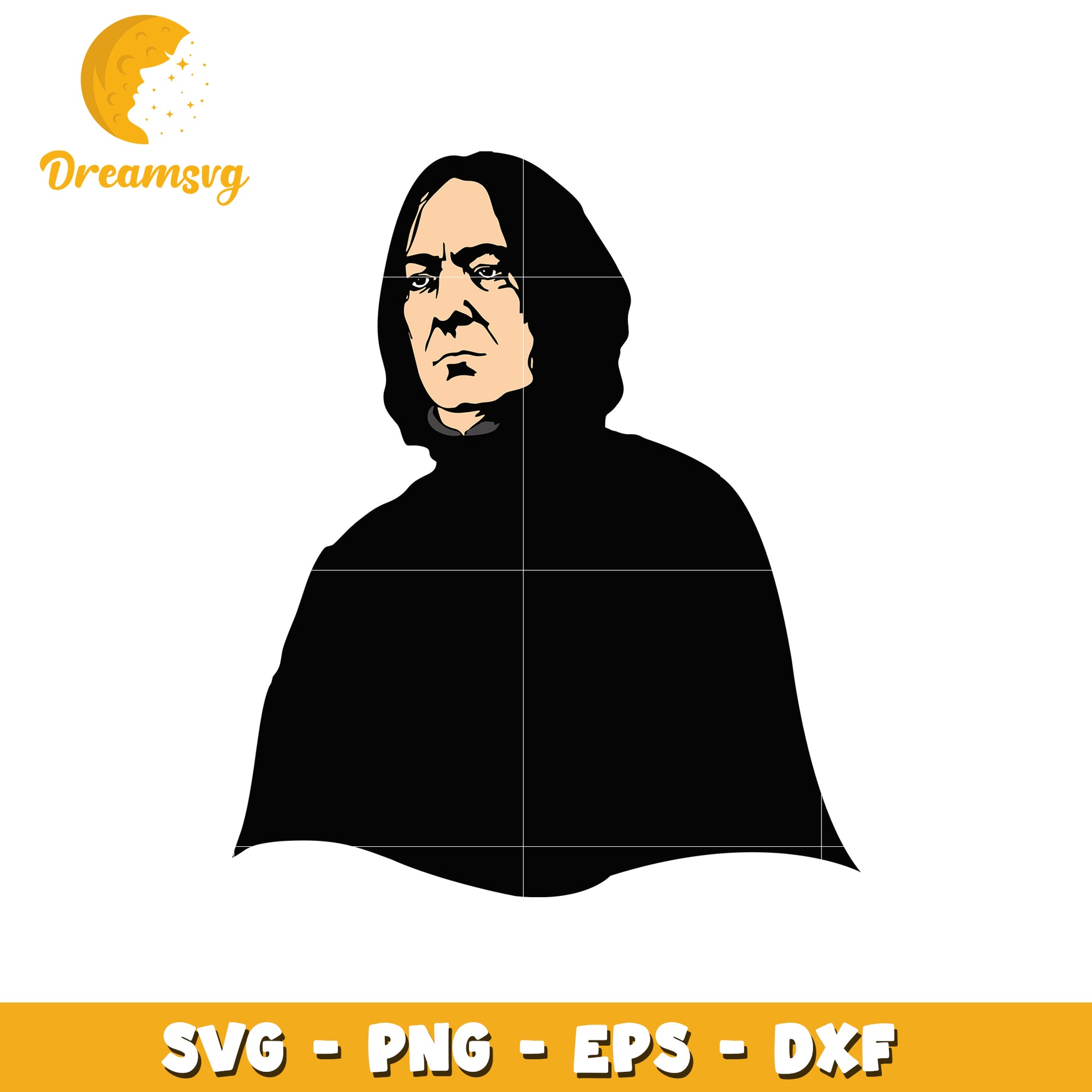 Severus Snape SVG PNG EPS DXF