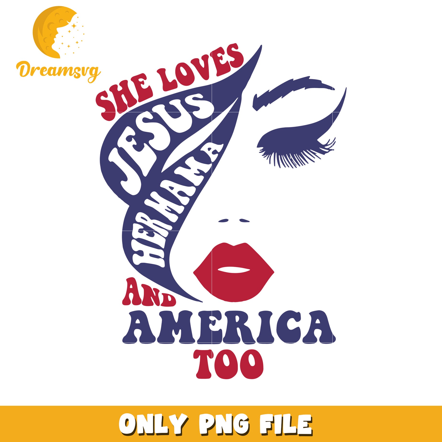 She love jesus her mama and american too png, christian faith png, jesus's love png