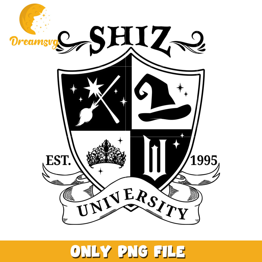 Shiz university est 1995 wicked movie png, Shiz university png