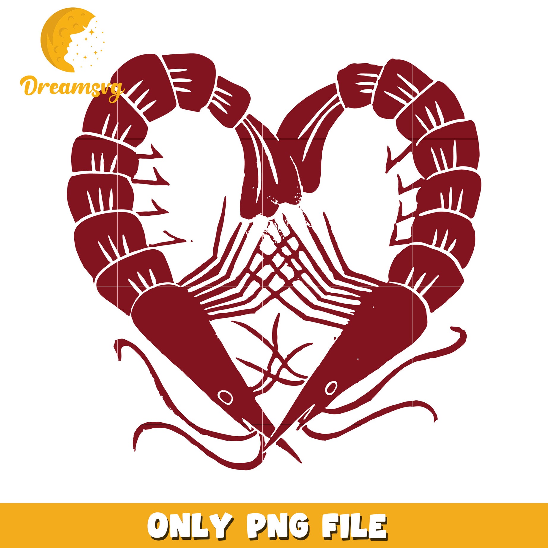 Shrimp Heart PNG Clipart