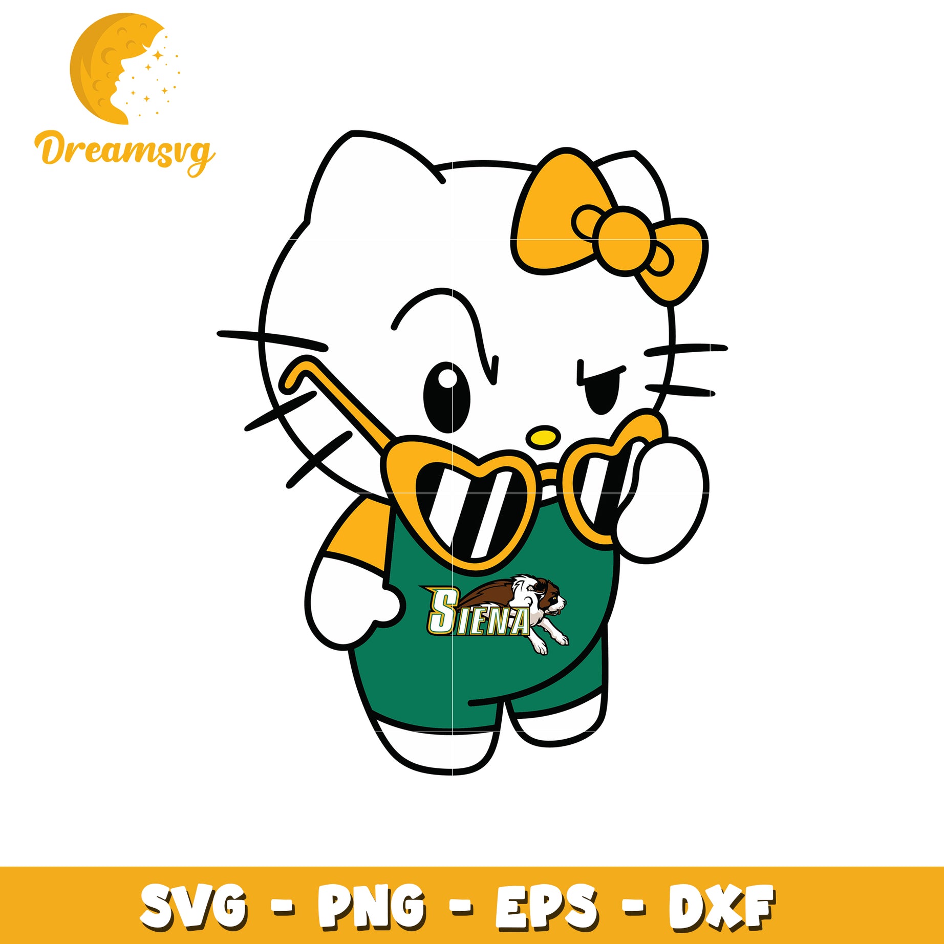 Siena College Hello Kitty SVG