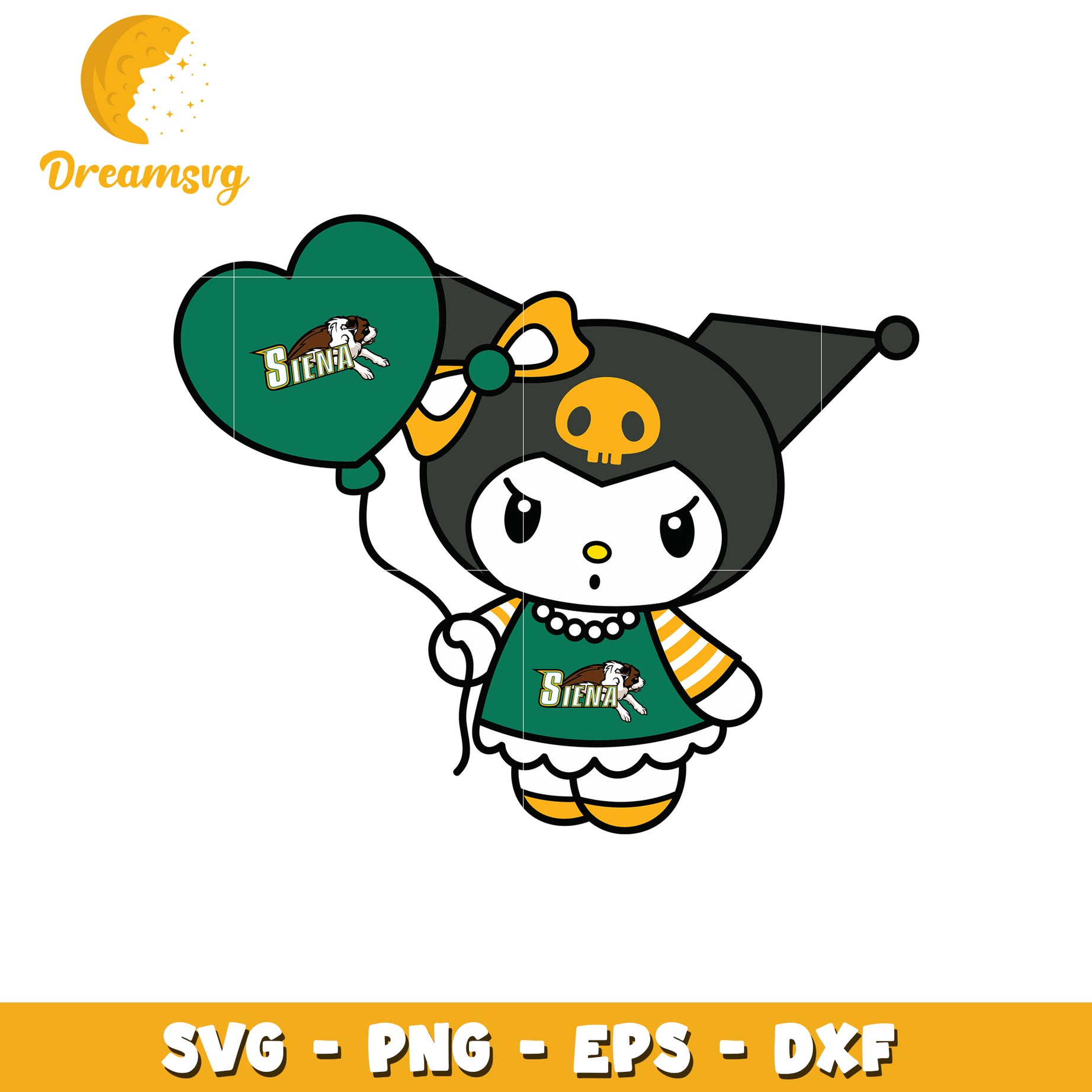 Siena College Kuromi SVG Design