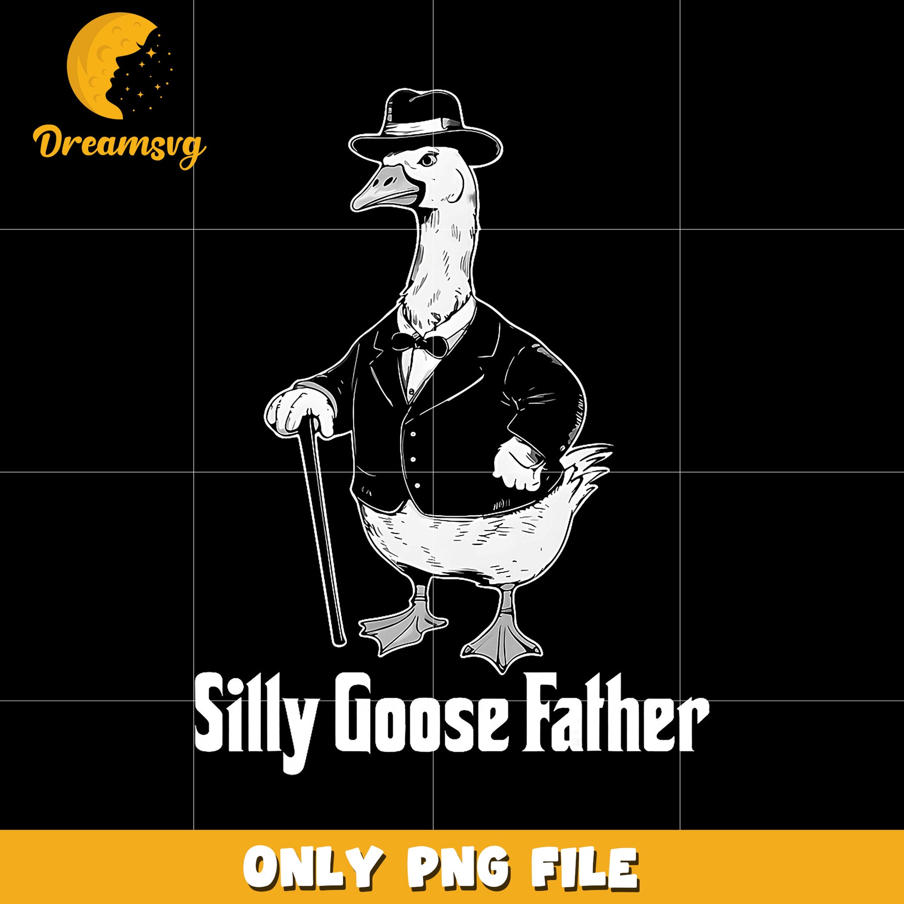 Silly goose father png, funny dad png, goose dad png