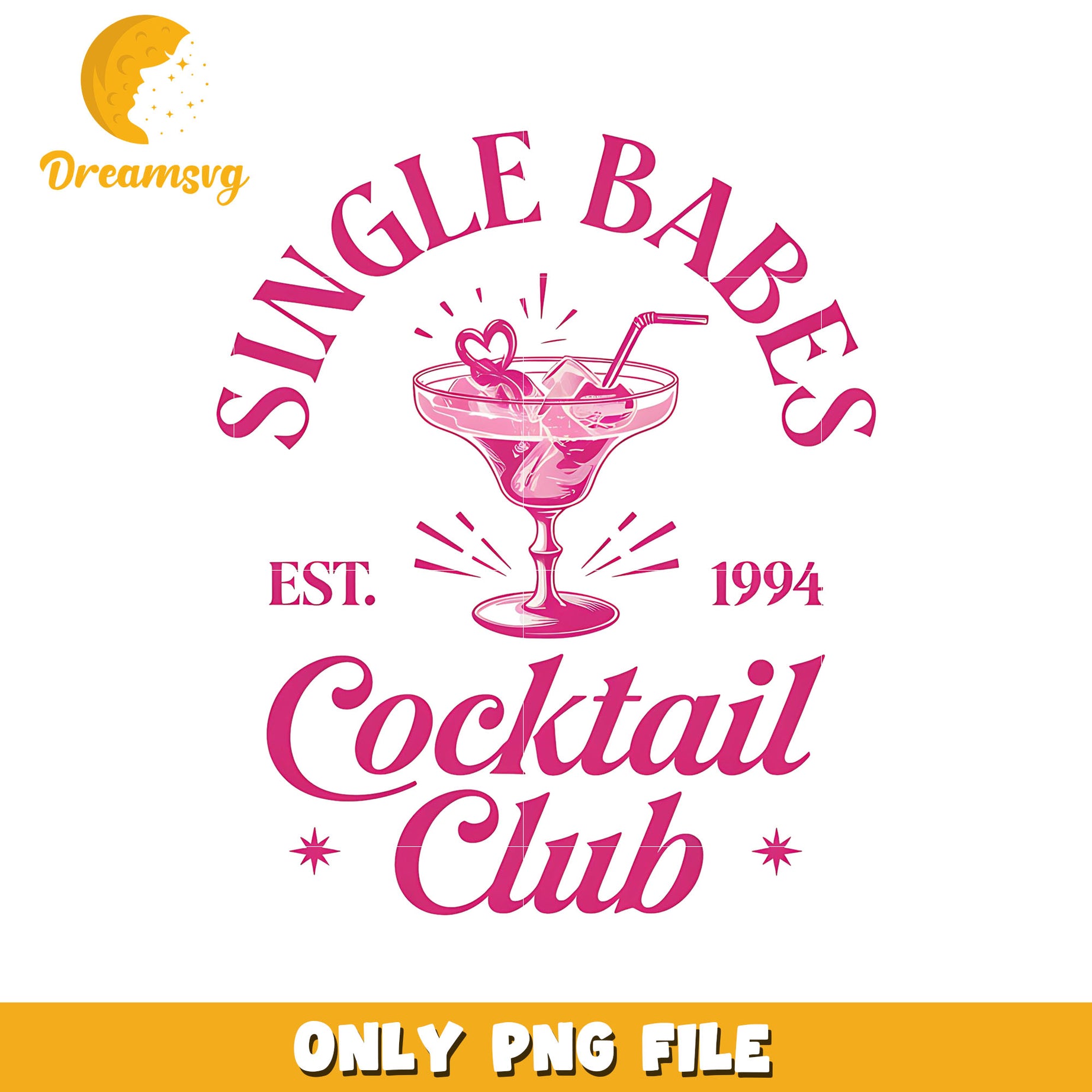 Single babes cocktail club png, cocktail club png, valentine png