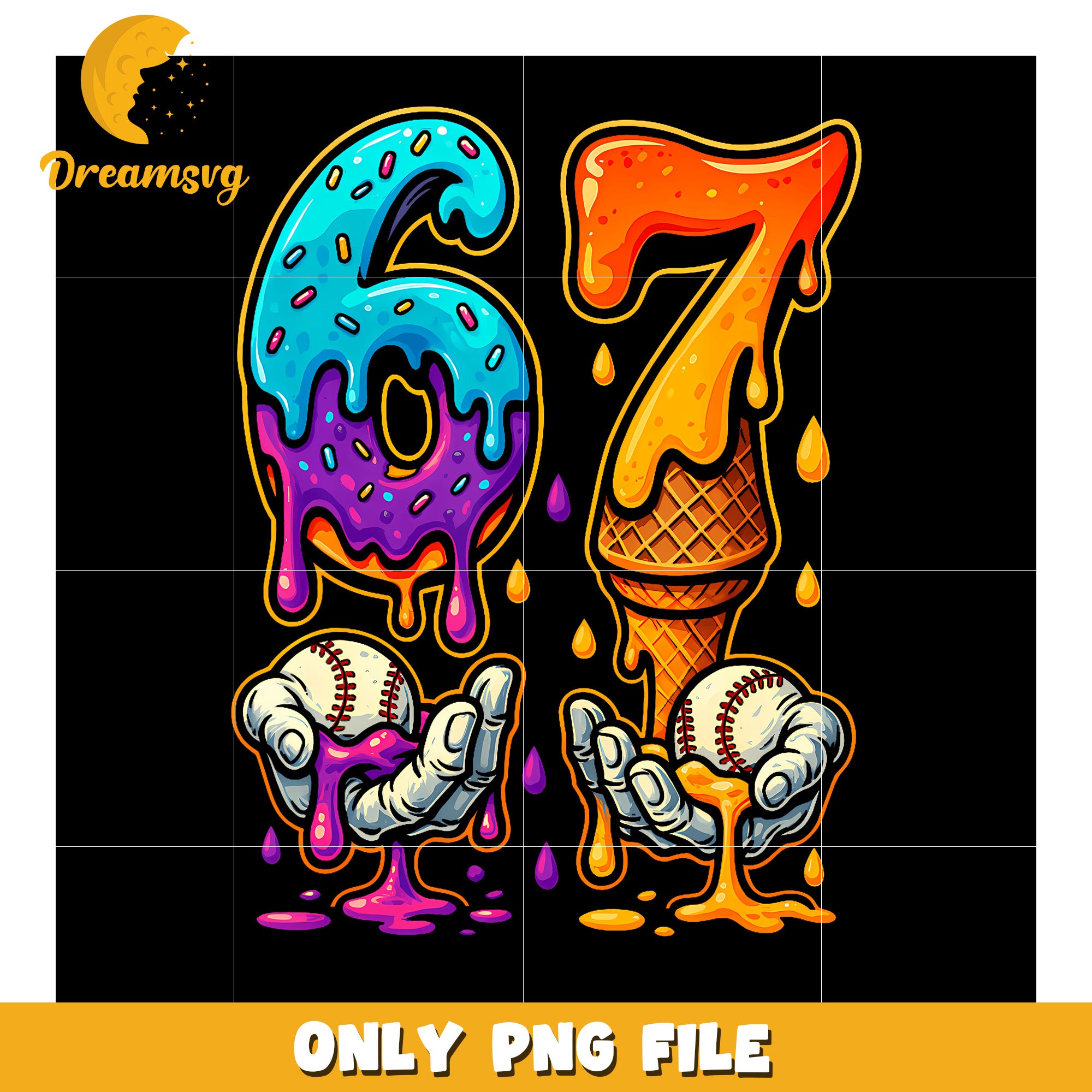 Six Seven Baseball Drip Gen Z Alpha png, funny jokes​ png, funny memes png