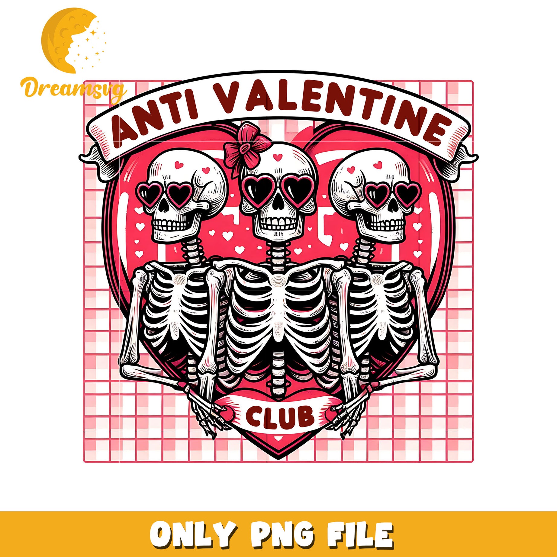 Skeletons anti valentine club png, anti valentine png, skeleton png