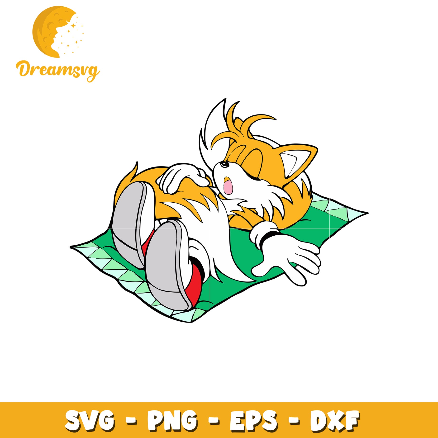 Sleeping Tails SVG PNG EPS DXF