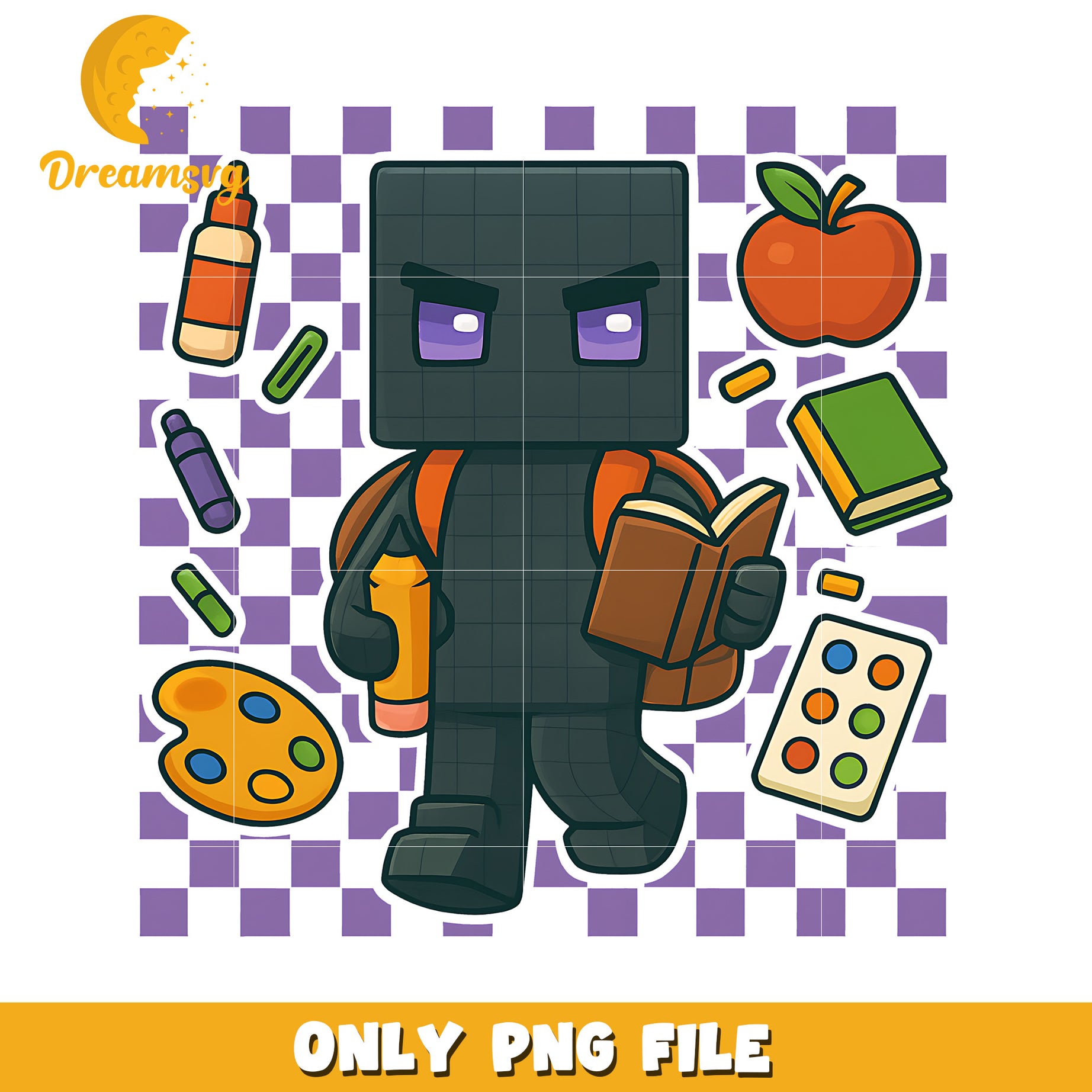 Slenderman minecraft png, minecraft png, minecraft the movie png