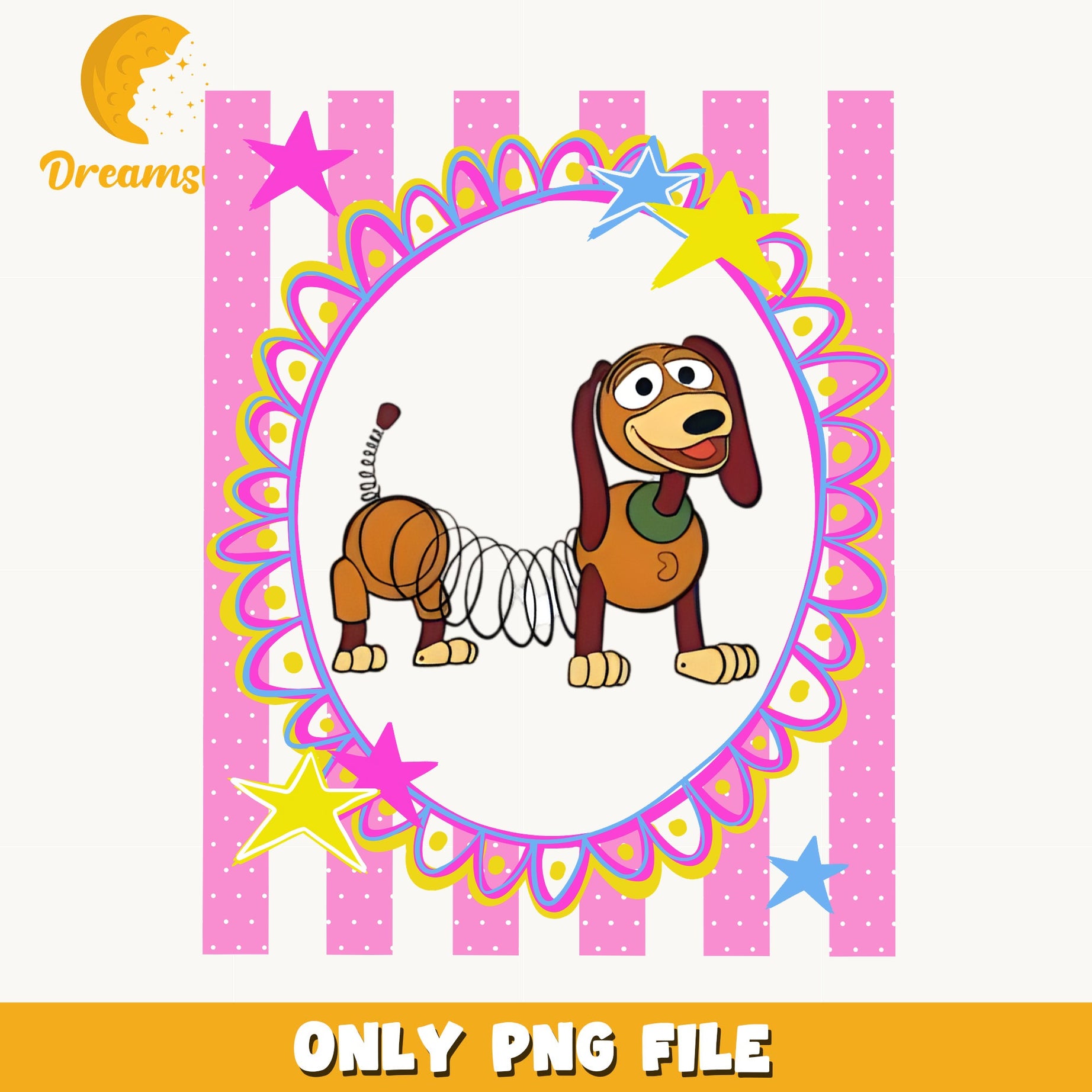 Slinky Dog Toy Story PNG, Disney Pixar PNG, Toy Story Characters PNG
