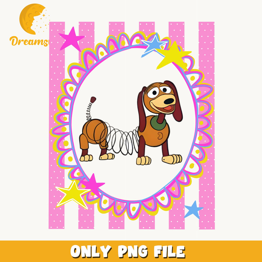 Slinky Dog Toy Story PNG, Disney Pixar PNG, Toy Story Characters PNG