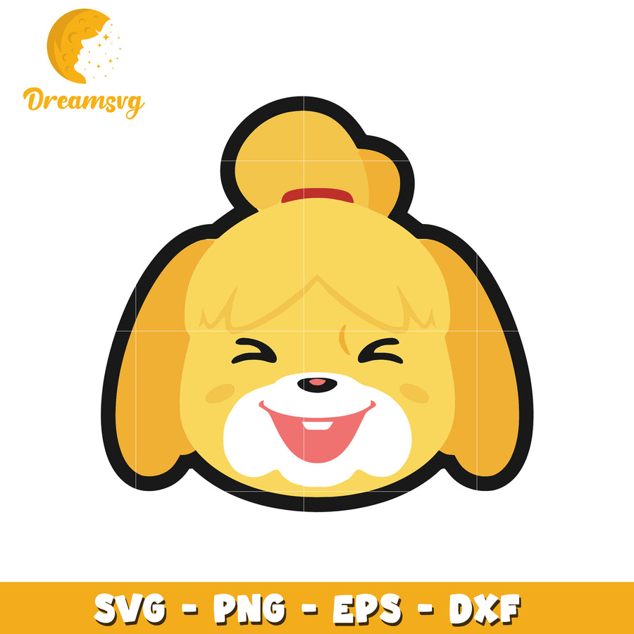 Smiling Isabelle SVG PNG EPS DXF