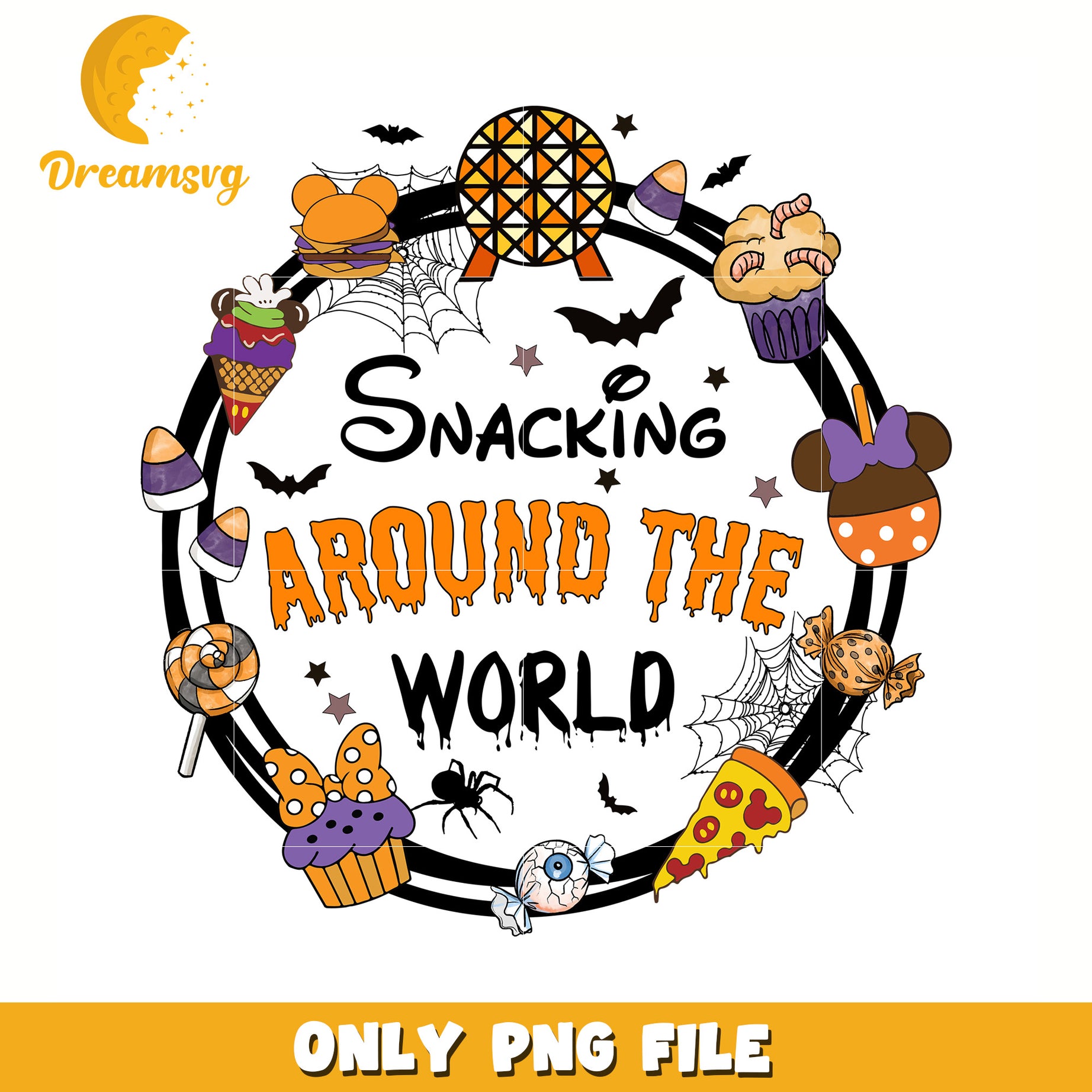 Snacking around the world png, halloween toys png, halloween time png