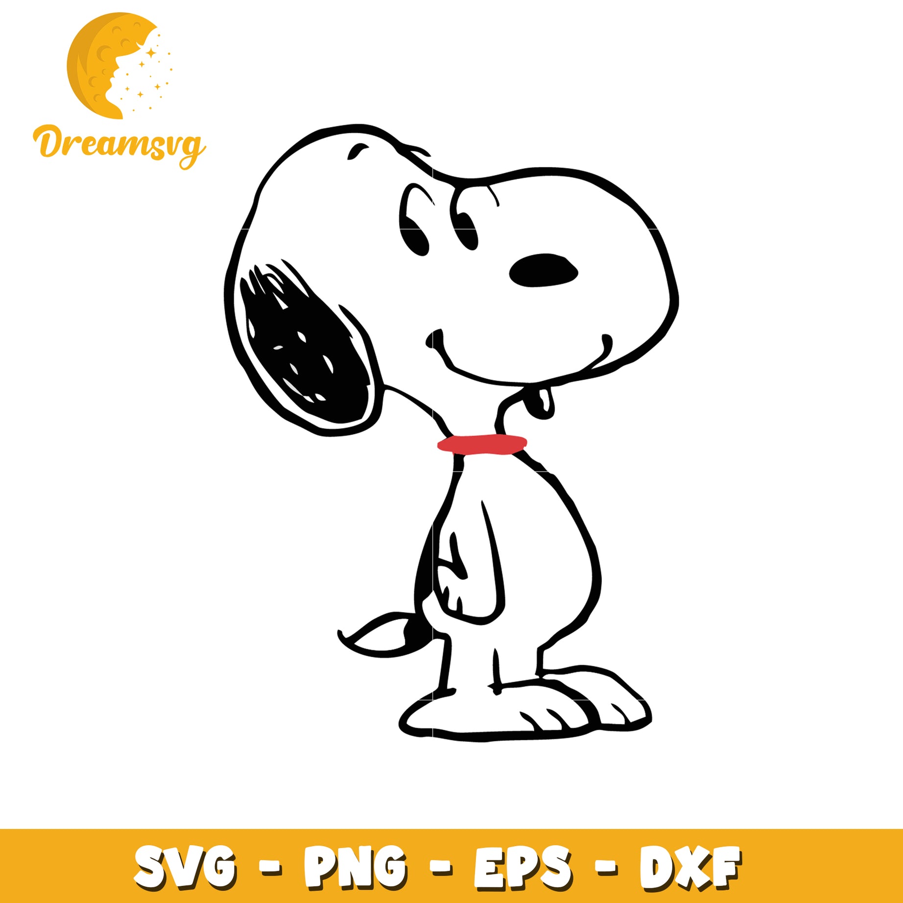 Snoopy Character SVG Clipart for Crafting Projects