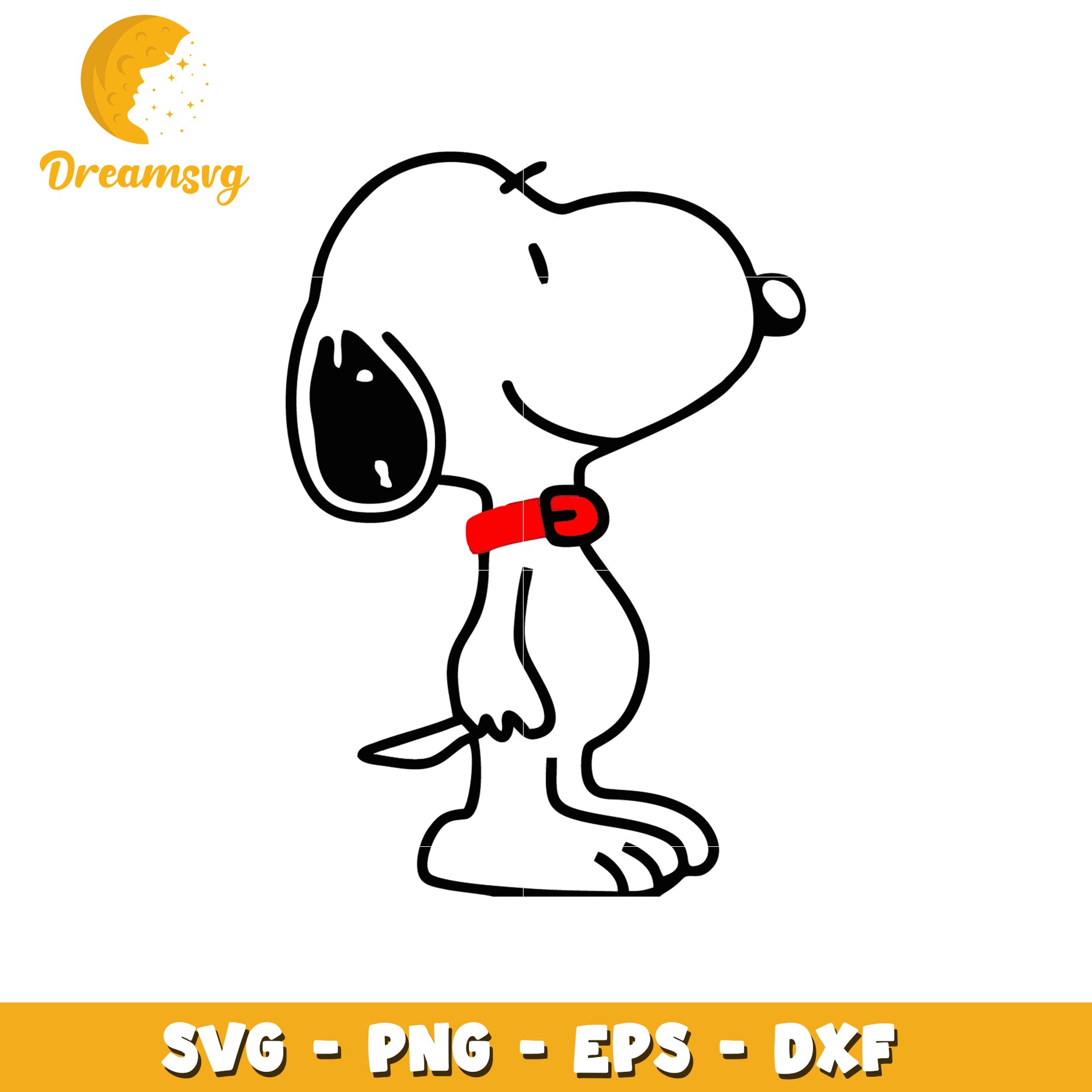 Snoopy Dog SVG Clipart for Crafting and Design