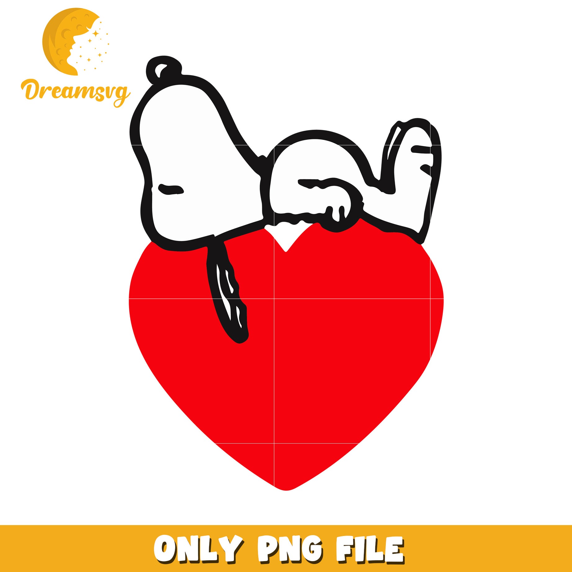 Snoopy Heart PNG Valentines Day