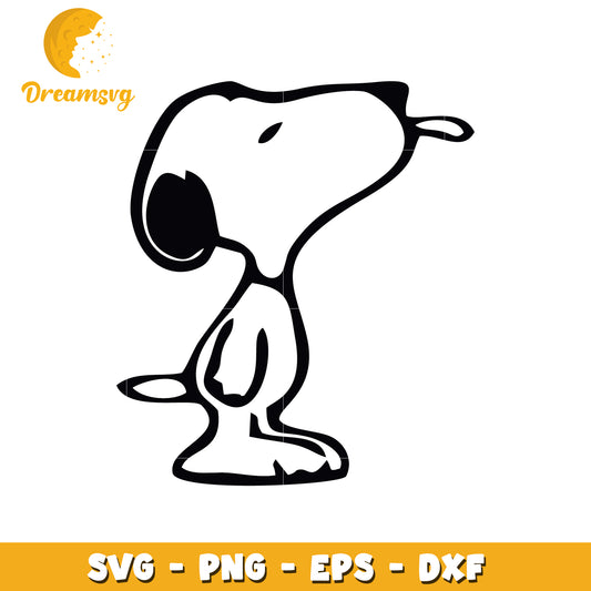 Snoopy SVG Cut File - PNG EPS DXF