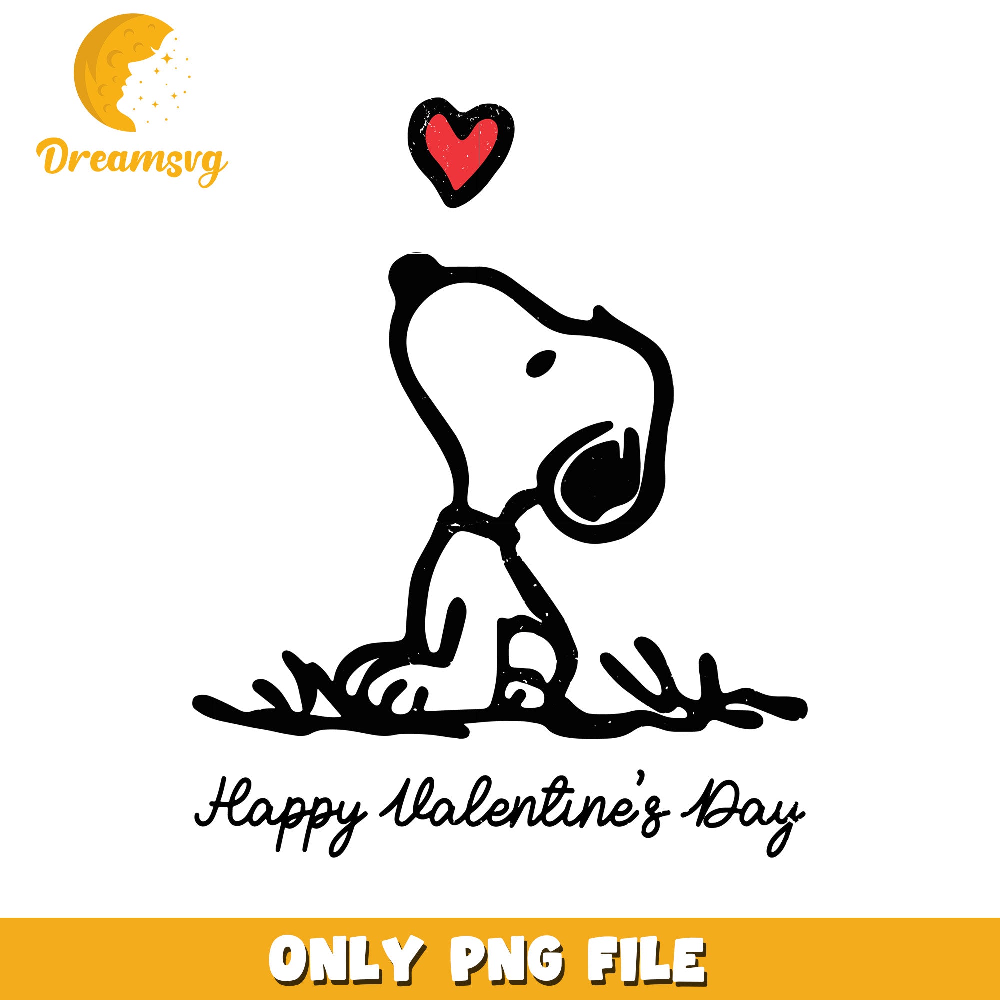 Snoopy Valentines Day PNG