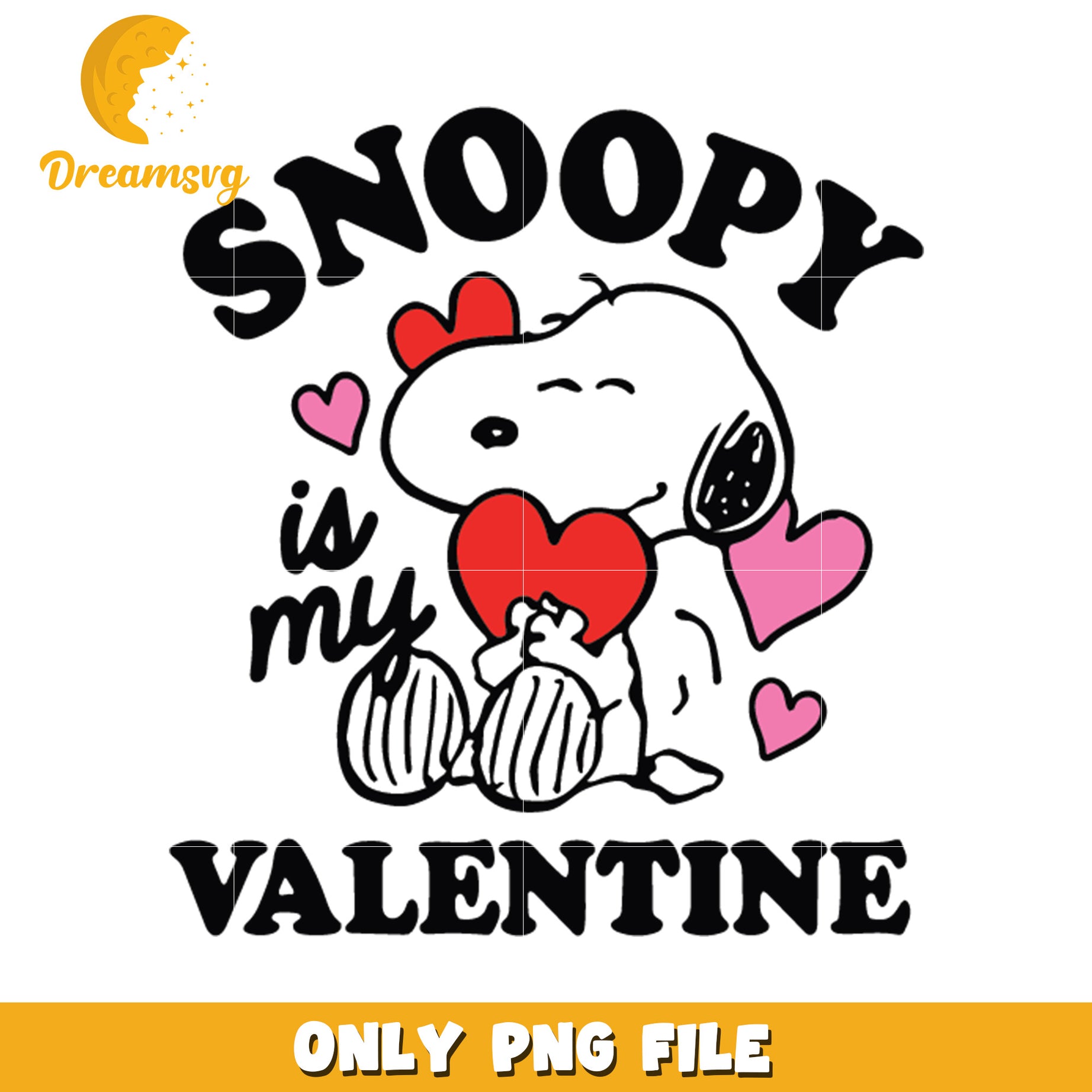 Snoopy Valentines PNG Image