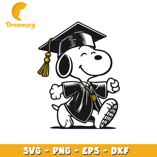 Snoopy dog graduation svg, Snoopy dog svg, graduation svg