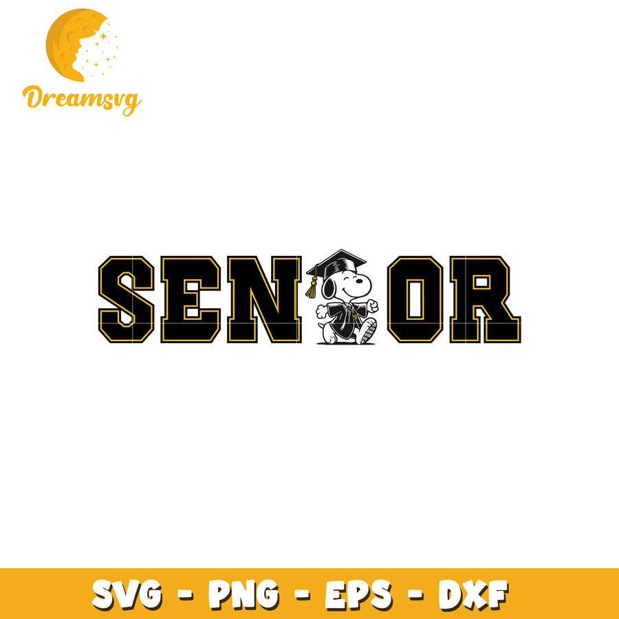 Snoopy dog senior graduation svg, Snoopy svg, senior svg