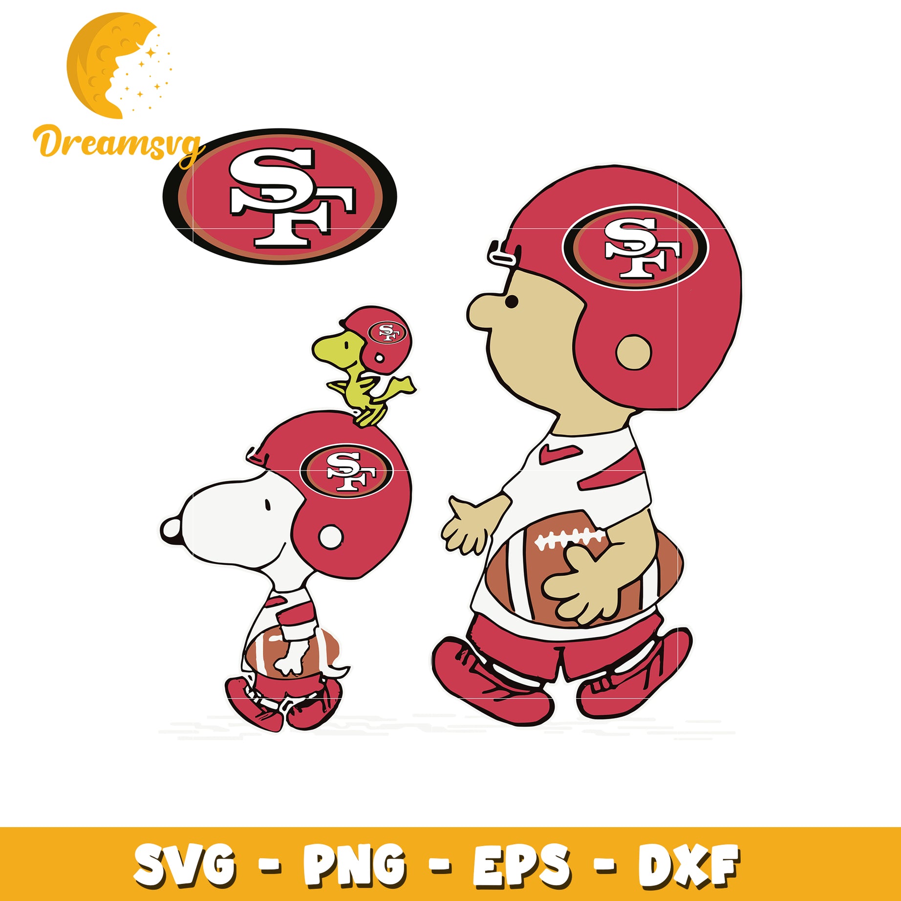 Snoopy the peanuts San Francisco 49ers svg, San Francisco 49ers svg