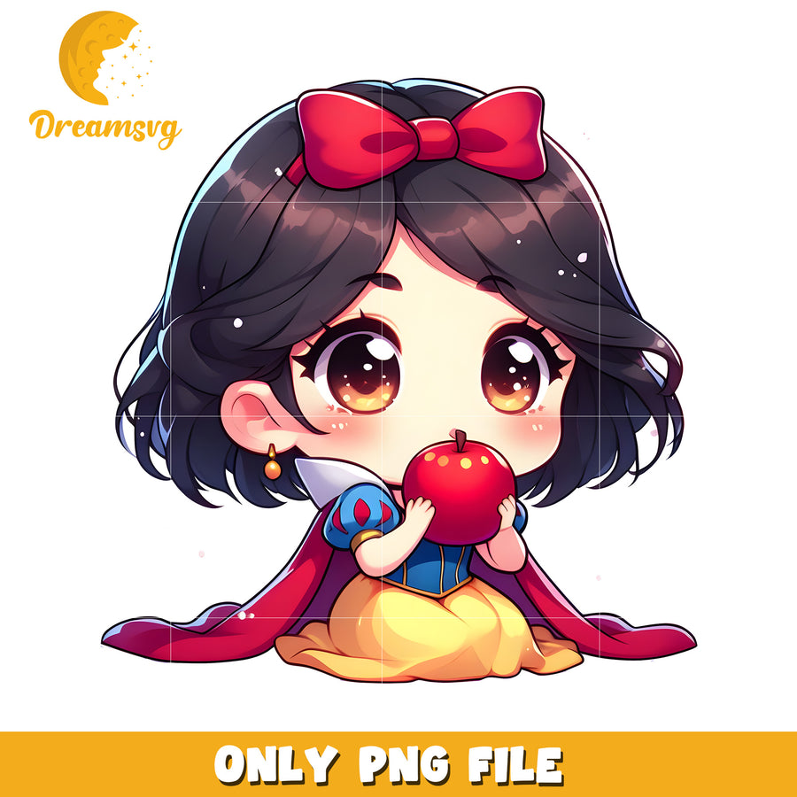Snow White PNG Cute Anime  Digital Art
