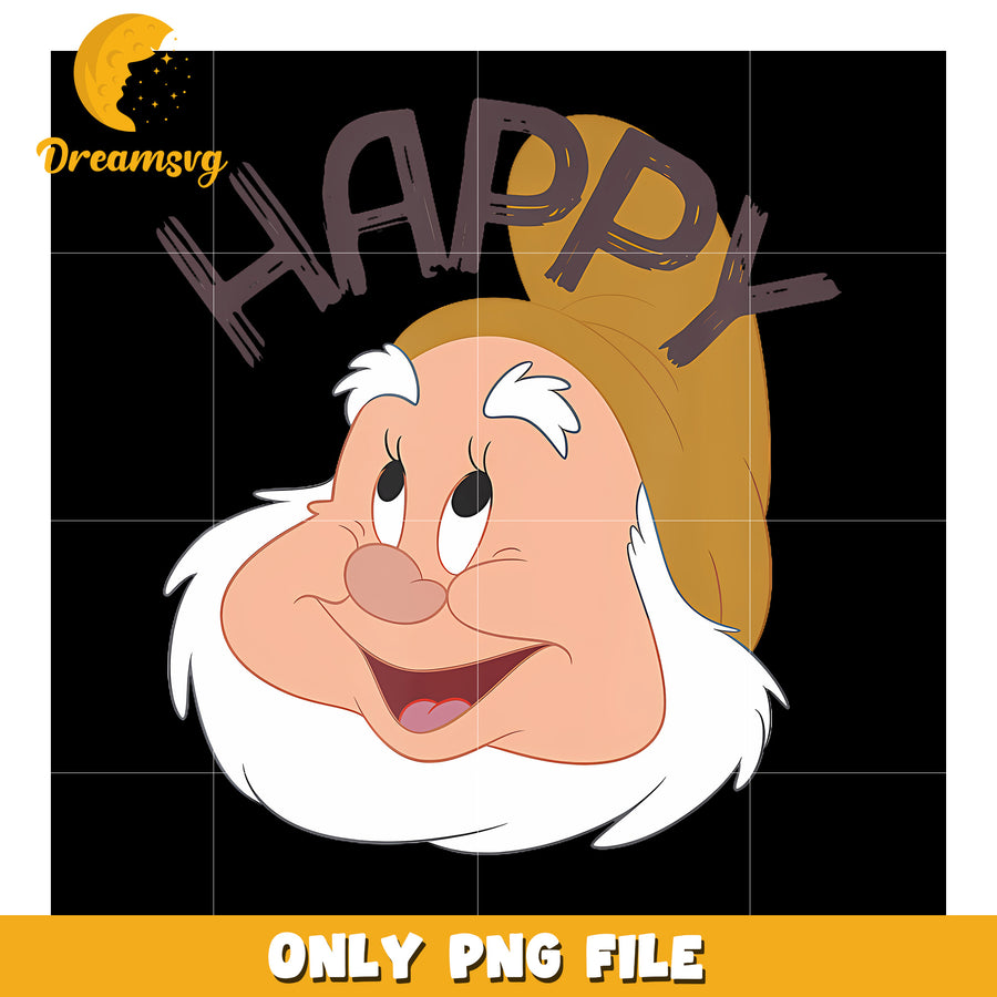 Snow White  The Seven Dwarfs Happy Face png, halloween season png, halloween era png