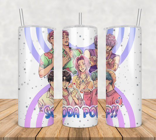 Soda pop saja boys tumbler png, soda pop tumbler png, saja boys tumbler png