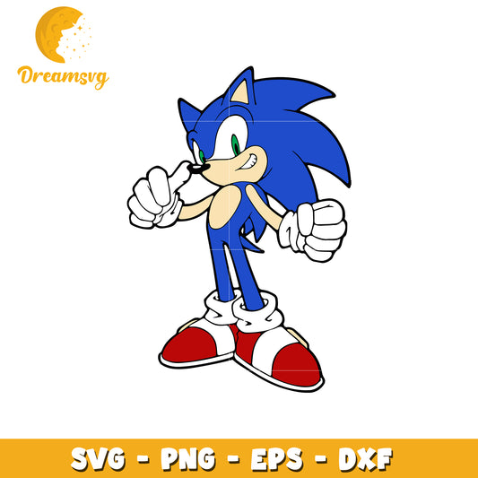Sonic The Hedgehog SVG Cut File