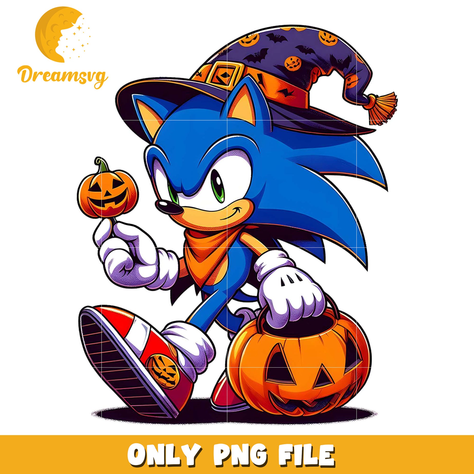 Sonic witch halloween png, halloween​​​​ decor png, halloween wallpaper​ png