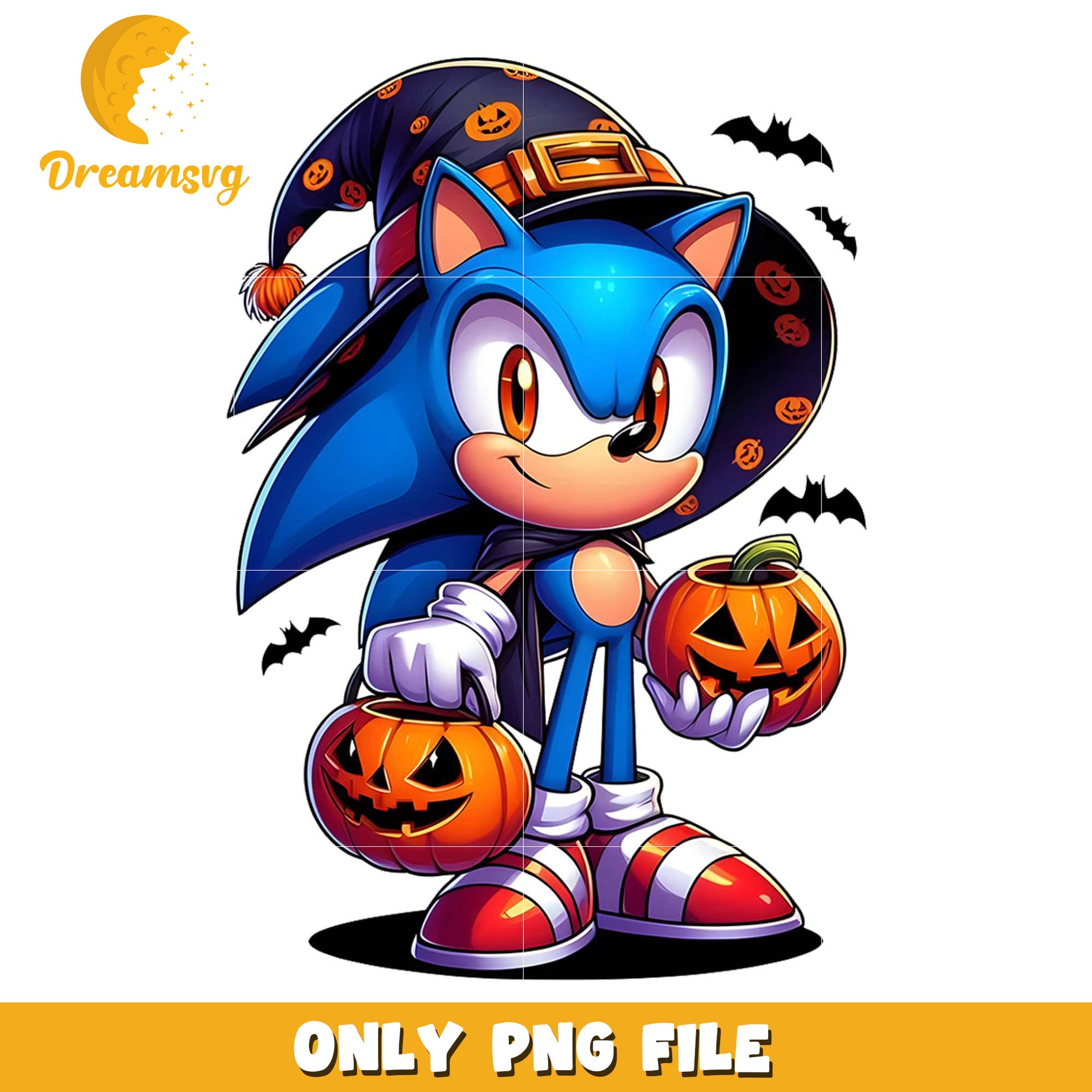 Sonic witch spooky png, halloween​​​​ decor png, halloween wallpaper​ png