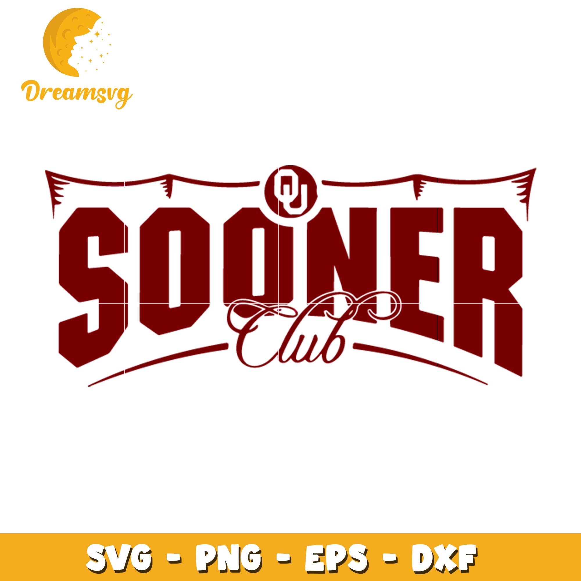 Sooner Club SVG PNG EPS DXF Files
