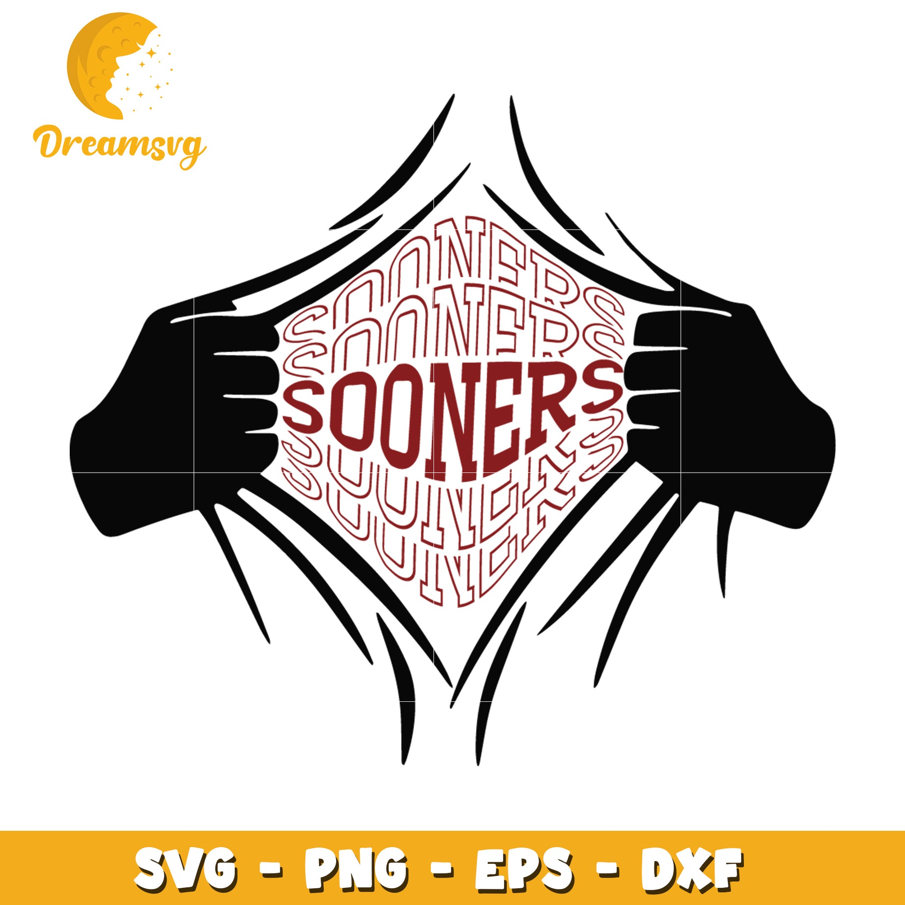 Sooners SVG Cut File PNG, EPS, DXF