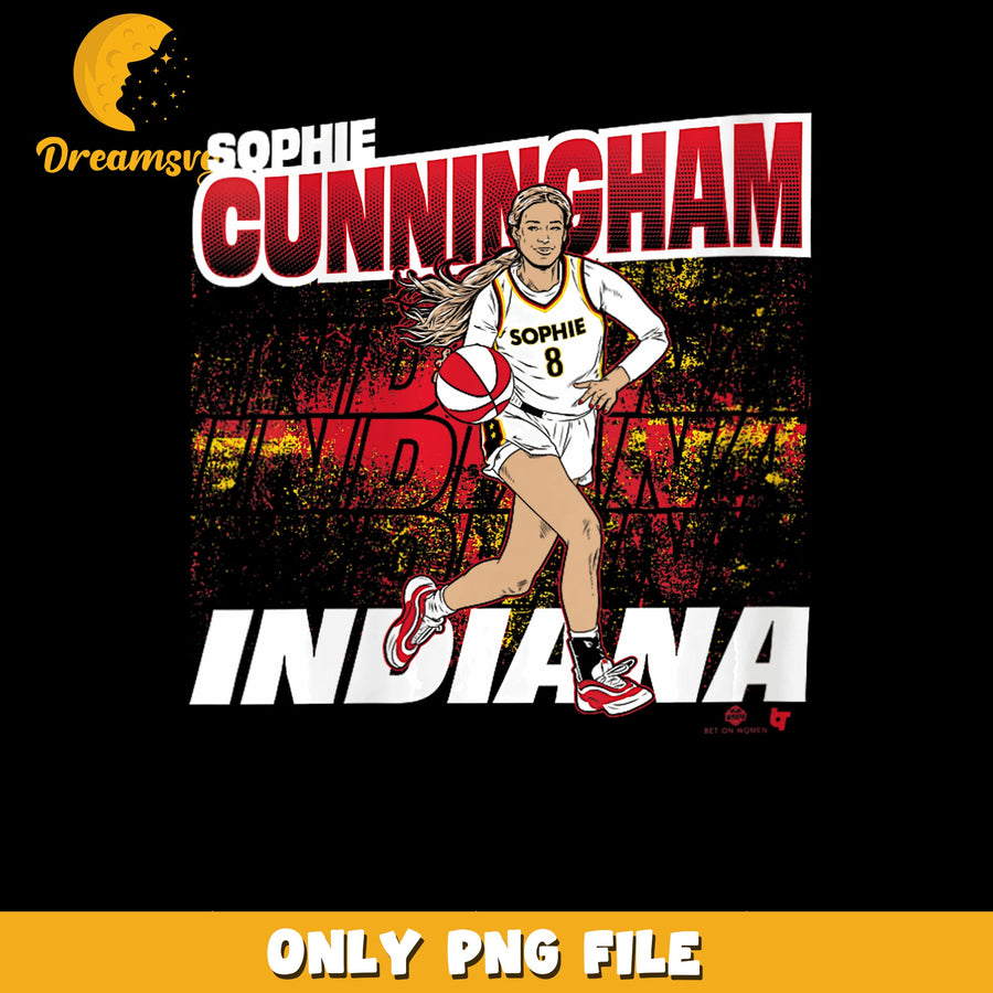 Sophie Cunningham PNG, Indiana Basketball Design